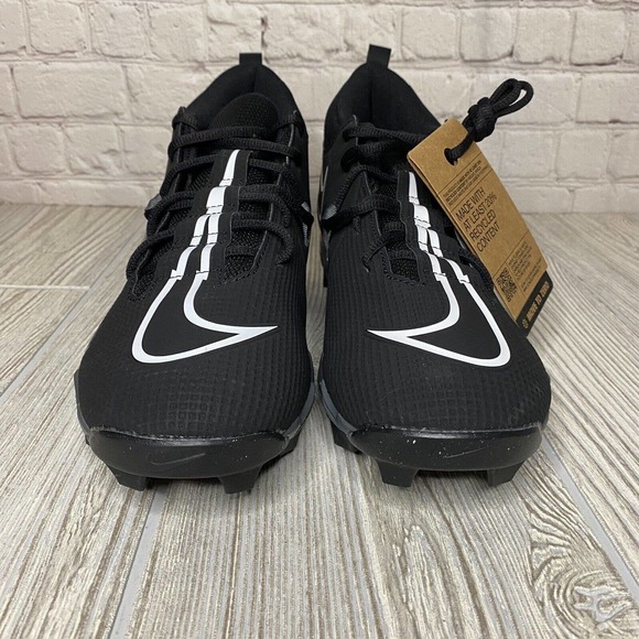 Nike Alpha Menace 3 Shark Football Cleats Men’s 8 Black CV0582-010 New - Picture 3 of 8